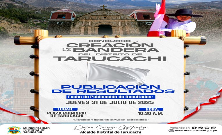 Publicación de Resultados del Concurso de la Bandera