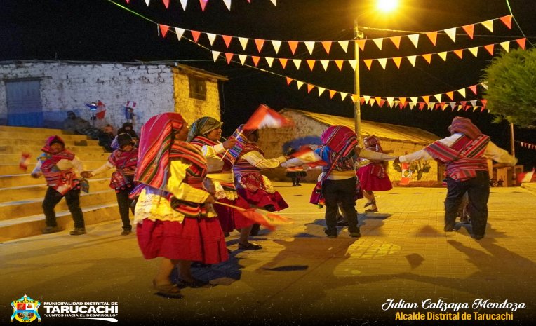 Tarucachi Celebró con Orgullo y Tradición la Serenata al Perú en su 204° Aniversario de Independencia